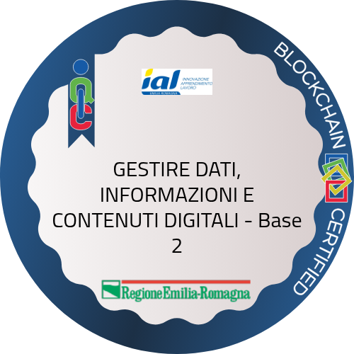 GESTIRE DATI, INFORMAZIONI E CONTENUTI DIGITALI - Base 2
